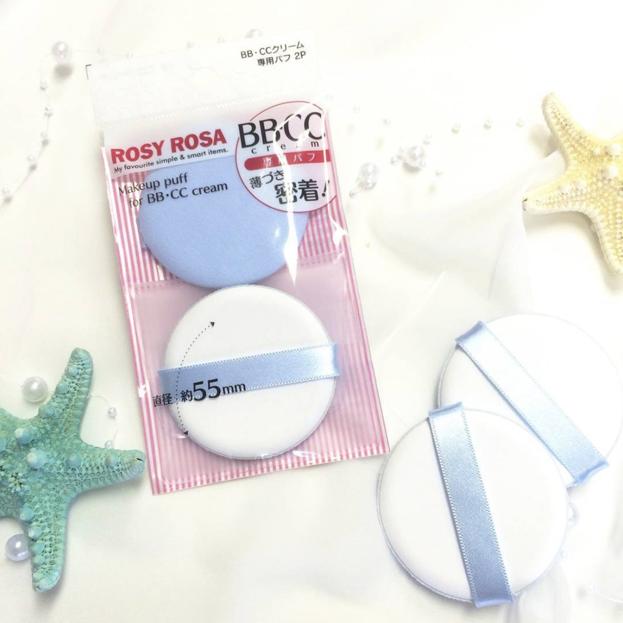 Rosy Rosa 奶油泡芙粉扑 2pcs