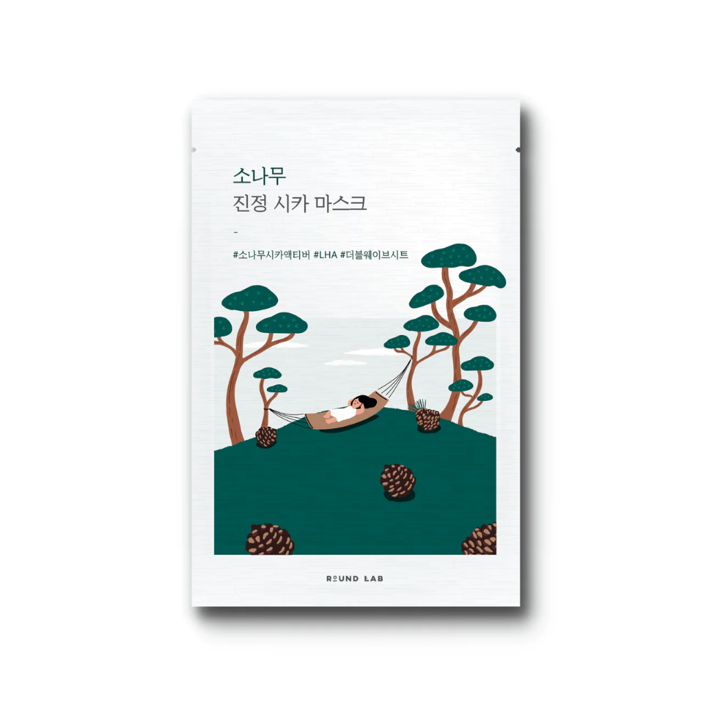 ROUND LAB Pine Tree Calming Cica Mask