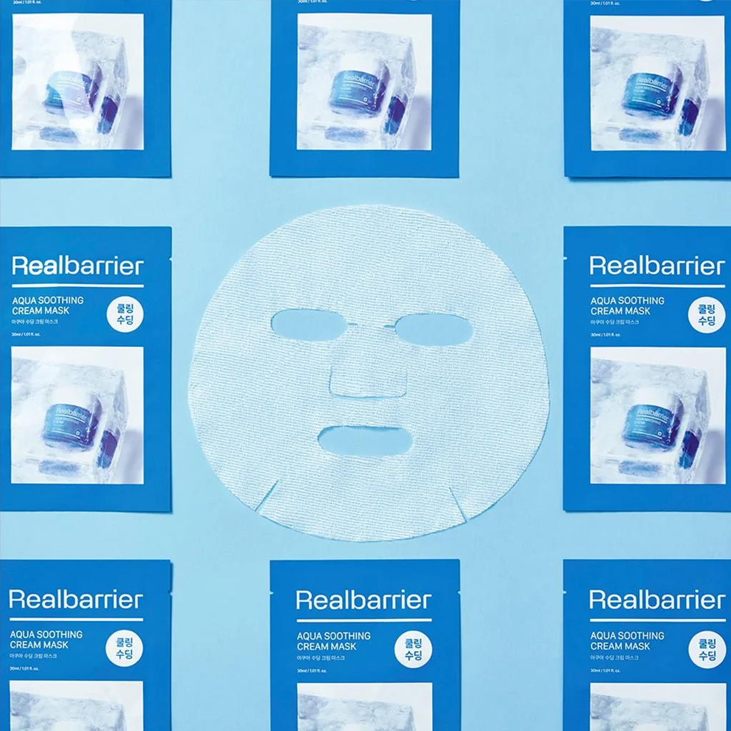 REAL BARRIER Aqua Soothing Cream Mask 10pcs