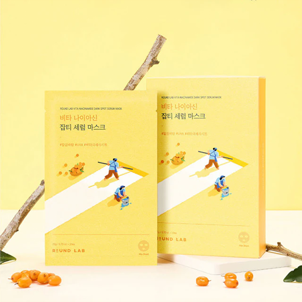 Round Lab Vita Niacinamide Dark Spot Serum Mask