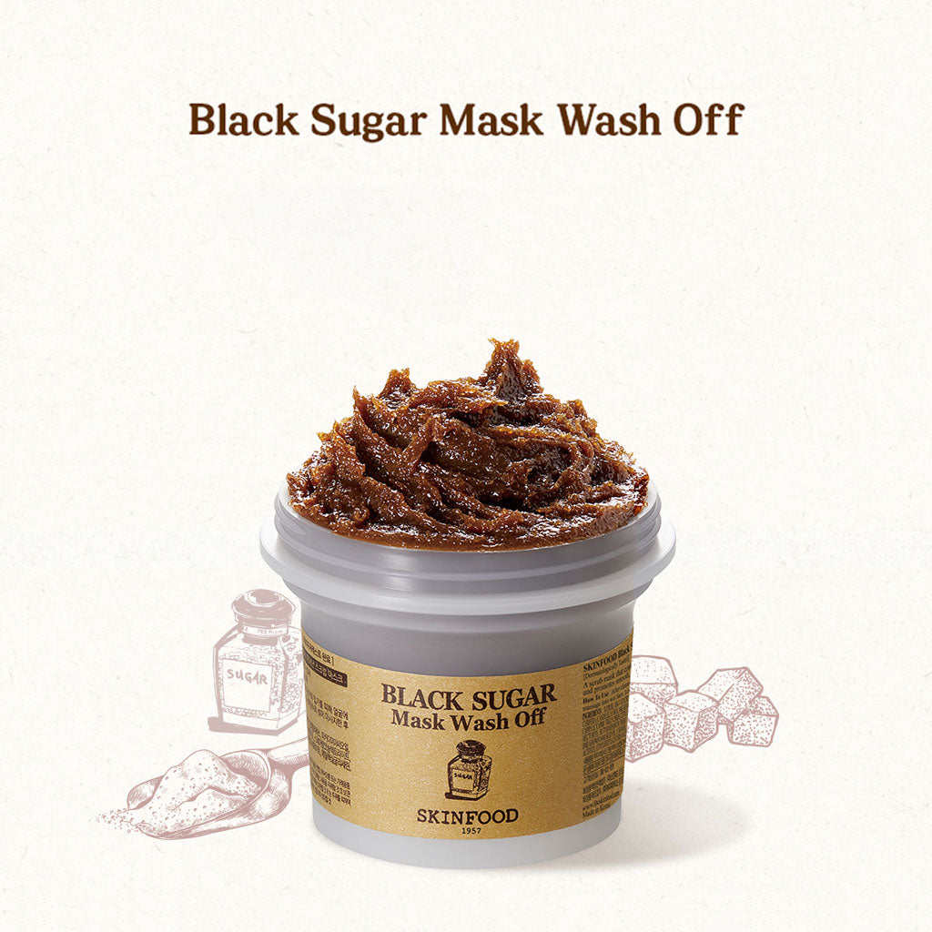 SKINFOOD Black Sugar Mask Wash Off 120g