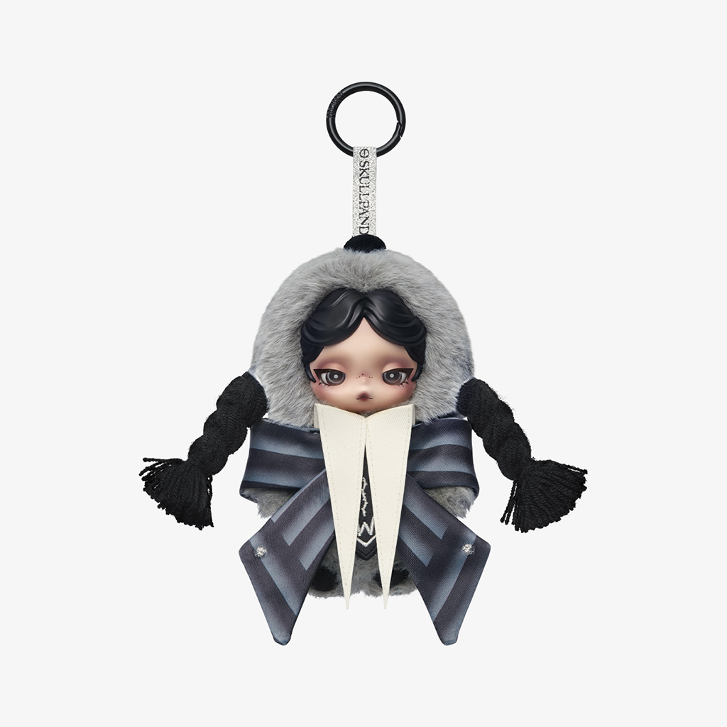 SKULLPANDA × Wednesday Plush (Nevermore Academy Uniform Version)