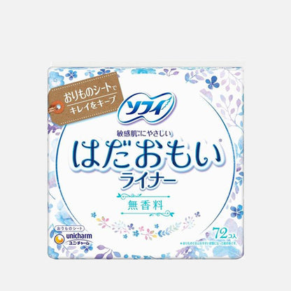 It is designed for everyday comfort and freshness. These ultra-thin, unscented panty liners provide gentle protection against daily discharge or as a backup for light m