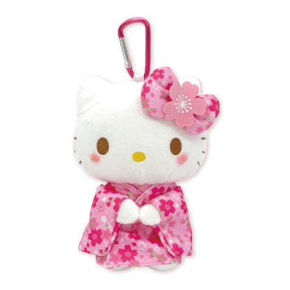 The unique design allows the eco bag to be stored as a cute plush mascot, features the beloved character Hello Kitty, dressed in a traditional Japanese outfit.