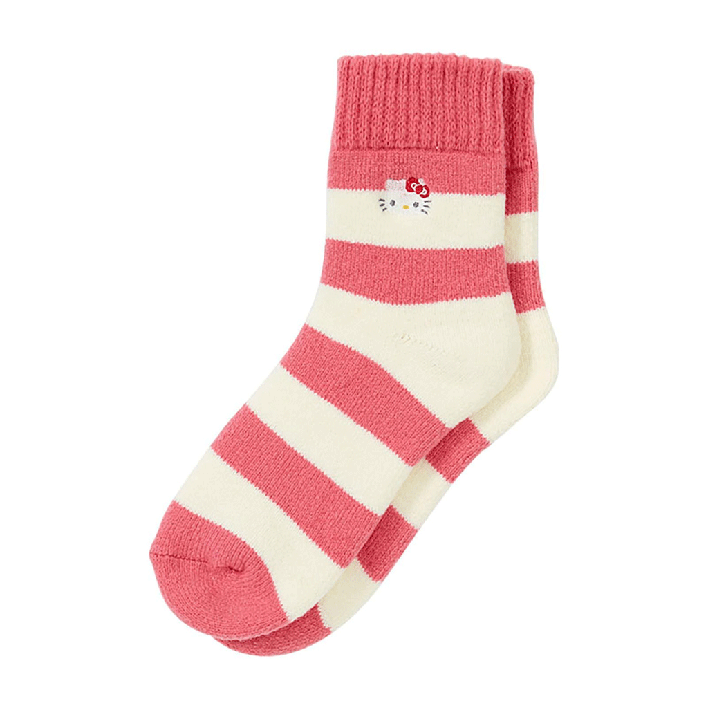 There are cozy, stylish socks featuring beloved Sanrio characters, designed to keep your feet warm and comfortable during colder seasons.