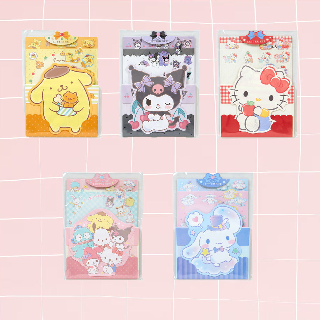 Sanrio Character Shaped Letter Set
