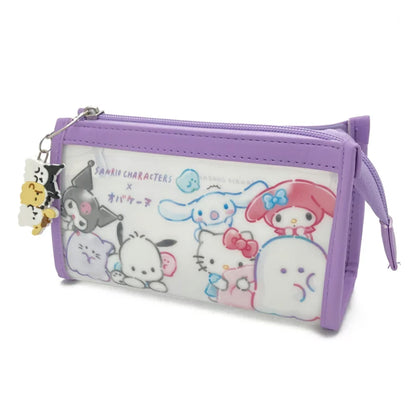 Sanrio Characters x Obakaine Frosty Clear Pen Case