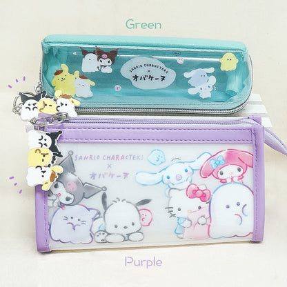 Sanrio Characters x Obakaine Frosty Clear Pen Case