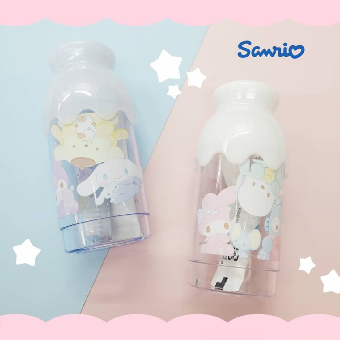 Sanrio三丽鸥联名 牛奶瓶牙具套装