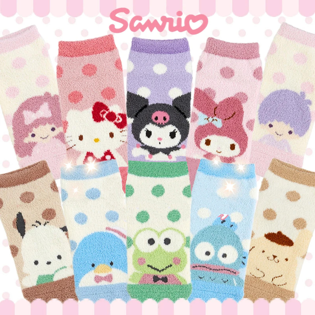 Sanrio Original Fluffy Socks 1pc