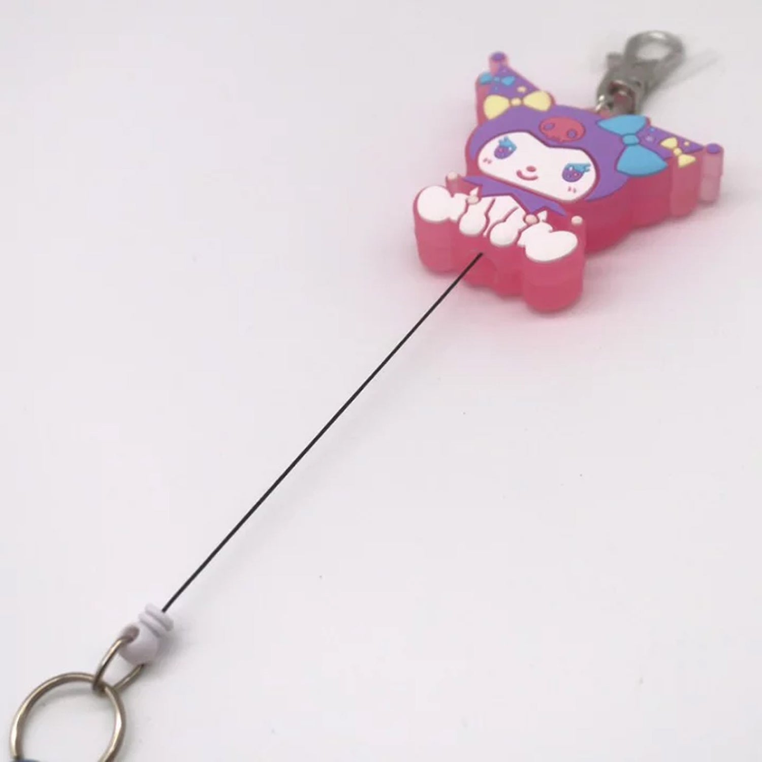 Sanrio Yume Fuwa Rubber Reel Keychain