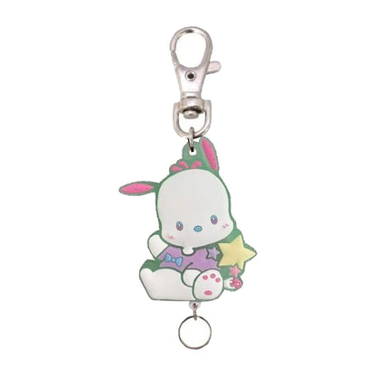 Sanrio Yume Fuwa Rubber Reel Keychain