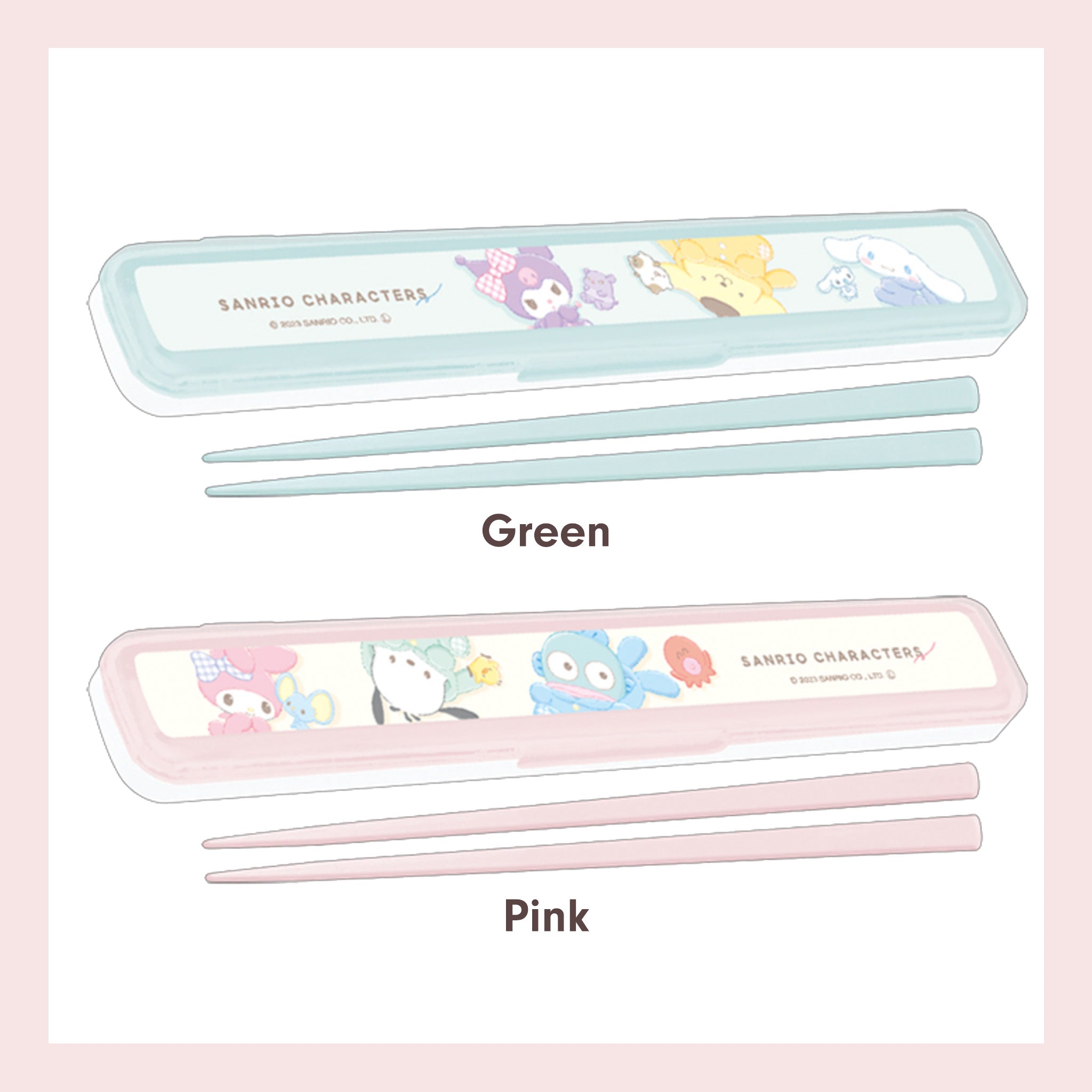 Sanrio Characters Chopsticks and Chopstick Case