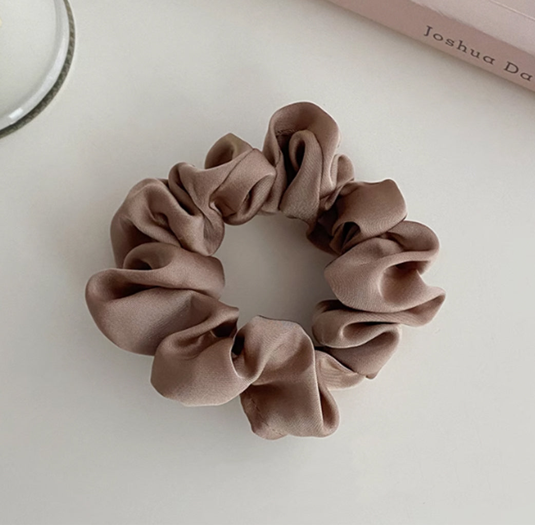 Silk-Like Satin Hair Scrunchies