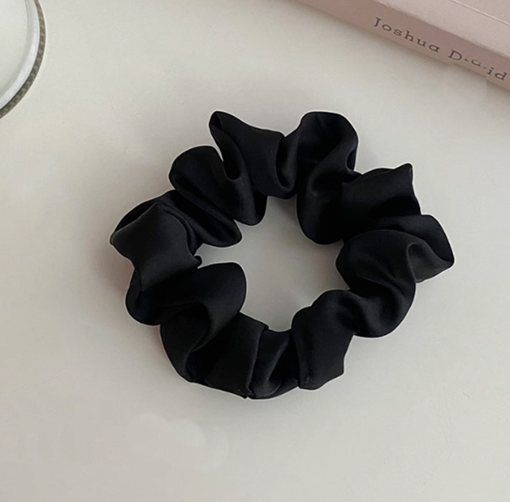 Silk-Like Satin Hair Scrunchies