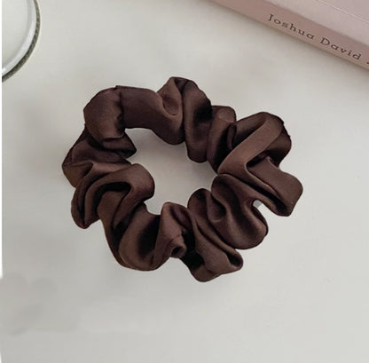 Silk-Like Satin Hair Scrunchies