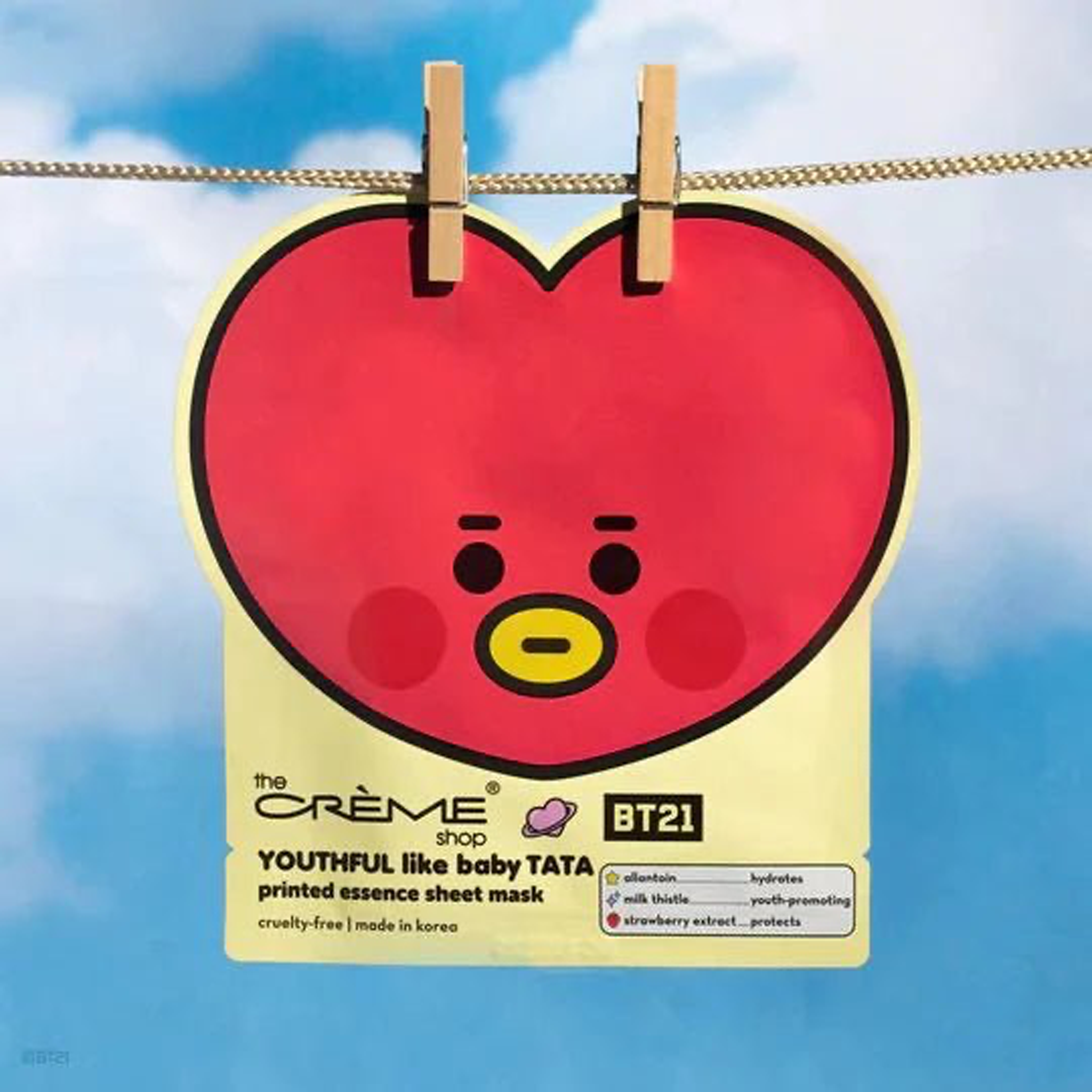 The Crème Shop x BT21 BABY 印花精华面膜系列 1片