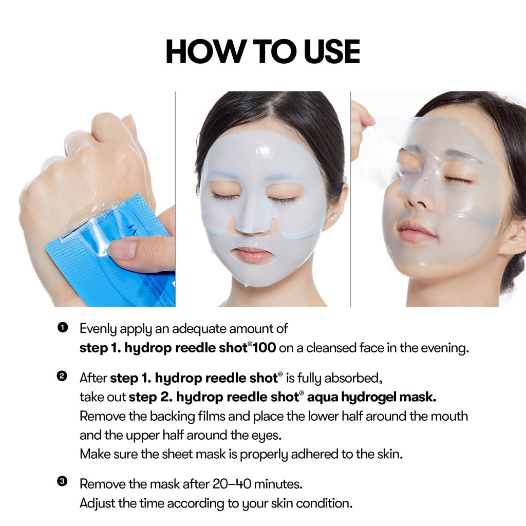 VT Hydrop Reedle Shot 100hL 2 Step Hydrogel Mask