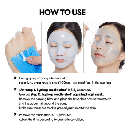 VT Hydrop Reedle Shot 100hL 2 Step Hydrogel Mask