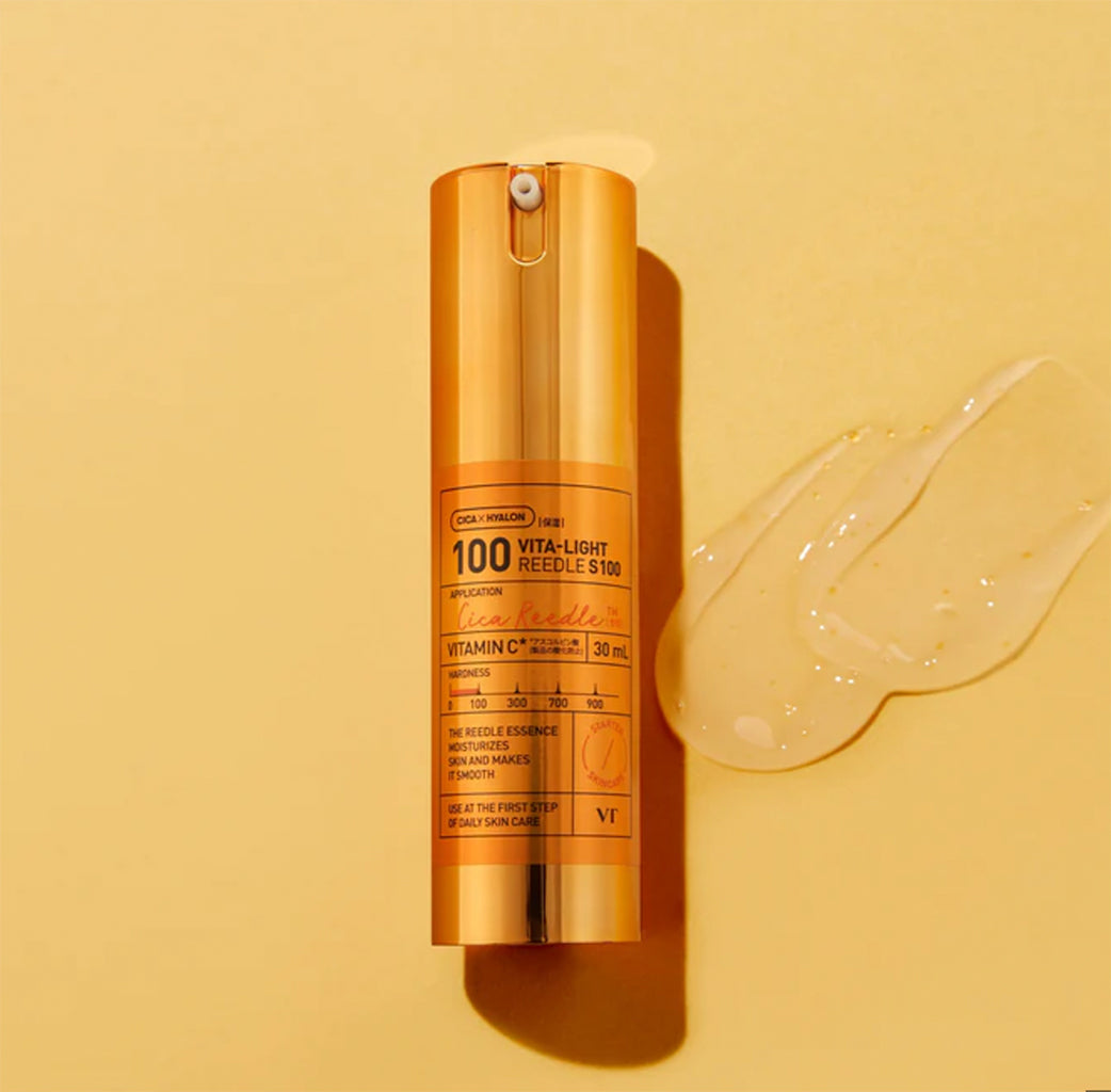 It is a unique serum infused with VT's patented Reedle technology and Centella Asiatica extract to deliver intensive care for stressed and dull skin.