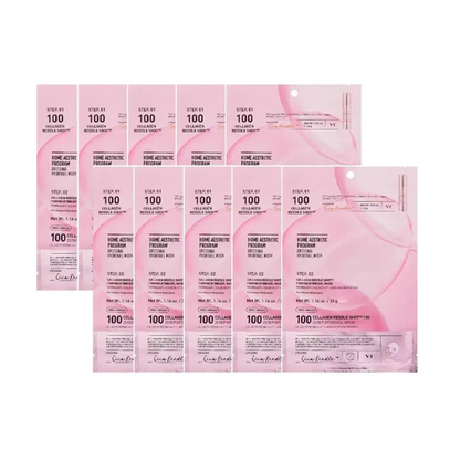 VT Collagen Reedle Shot 100 2Step Hydrogel Mask 1 box/4 pcs