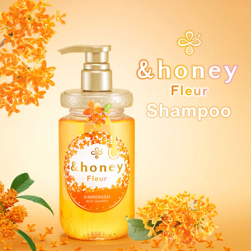 ViCREA &amp;honey Fleur KINMOKUSEI Moist Shampoo 450g
