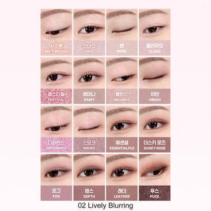 WAKEMAKE Soft Blurring Eye Palette