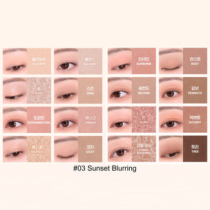 WAKEMAKE Soft Blurring Eye Palette