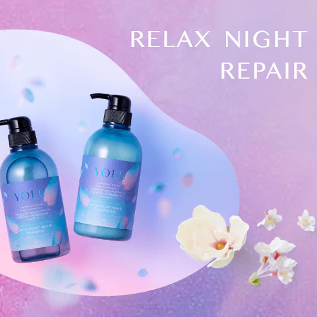 YOLU Relax Night Repair Shampoo 475ml Sakura &amp; Muguet