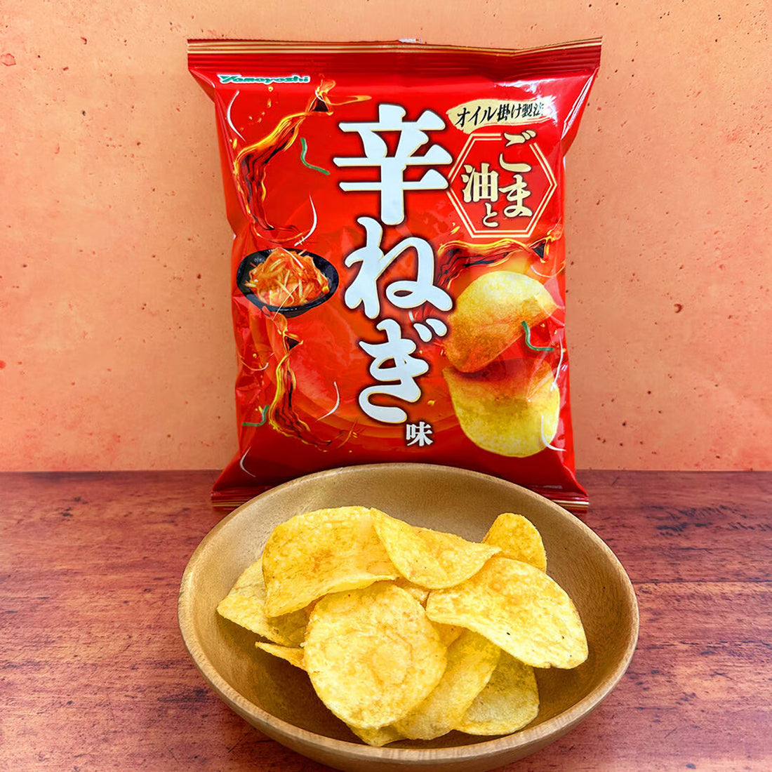 Yamayoshi Potato Chips - Sesame Oil And Spicy Green Onion Flavor 53g