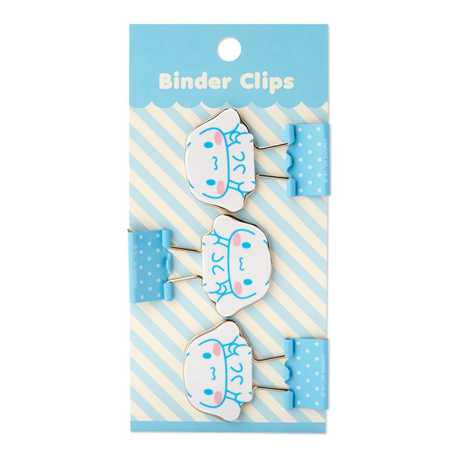 Sanrio Binder Paper Clip 3 pcs