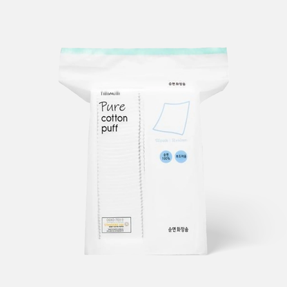 Crafted from 100% pure cotton, these ultra-soft puffs are ideal for gentle toner application and skincare. 