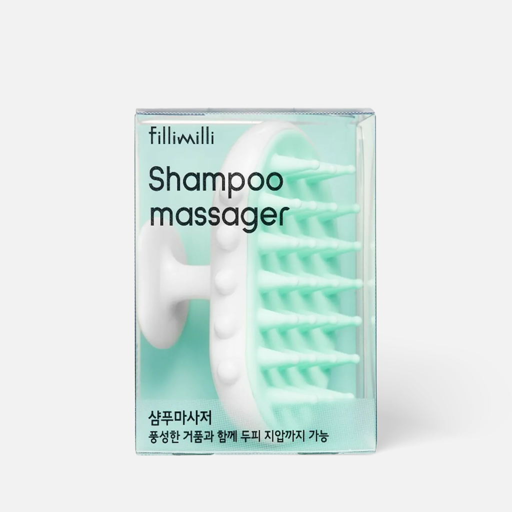 Gently cleanse and stimulate your scalp with this ergonomic shampoo massager.
