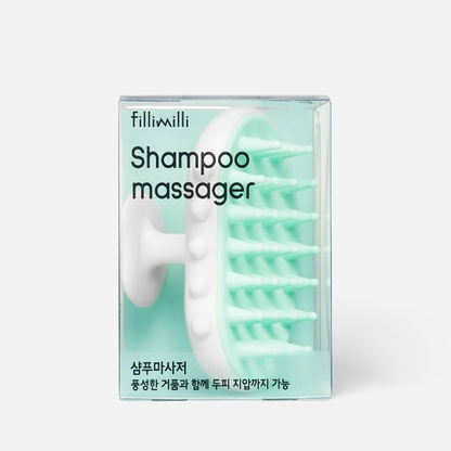 Gently cleanse and stimulate your scalp with this ergonomic shampoo massager. 