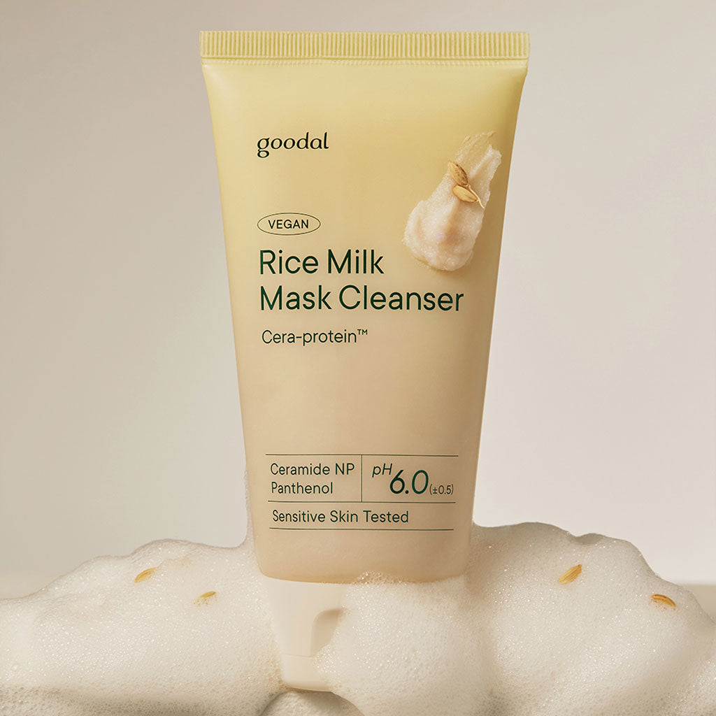 goodal Vegan Rice Milk Pack Cleanser 150ml
