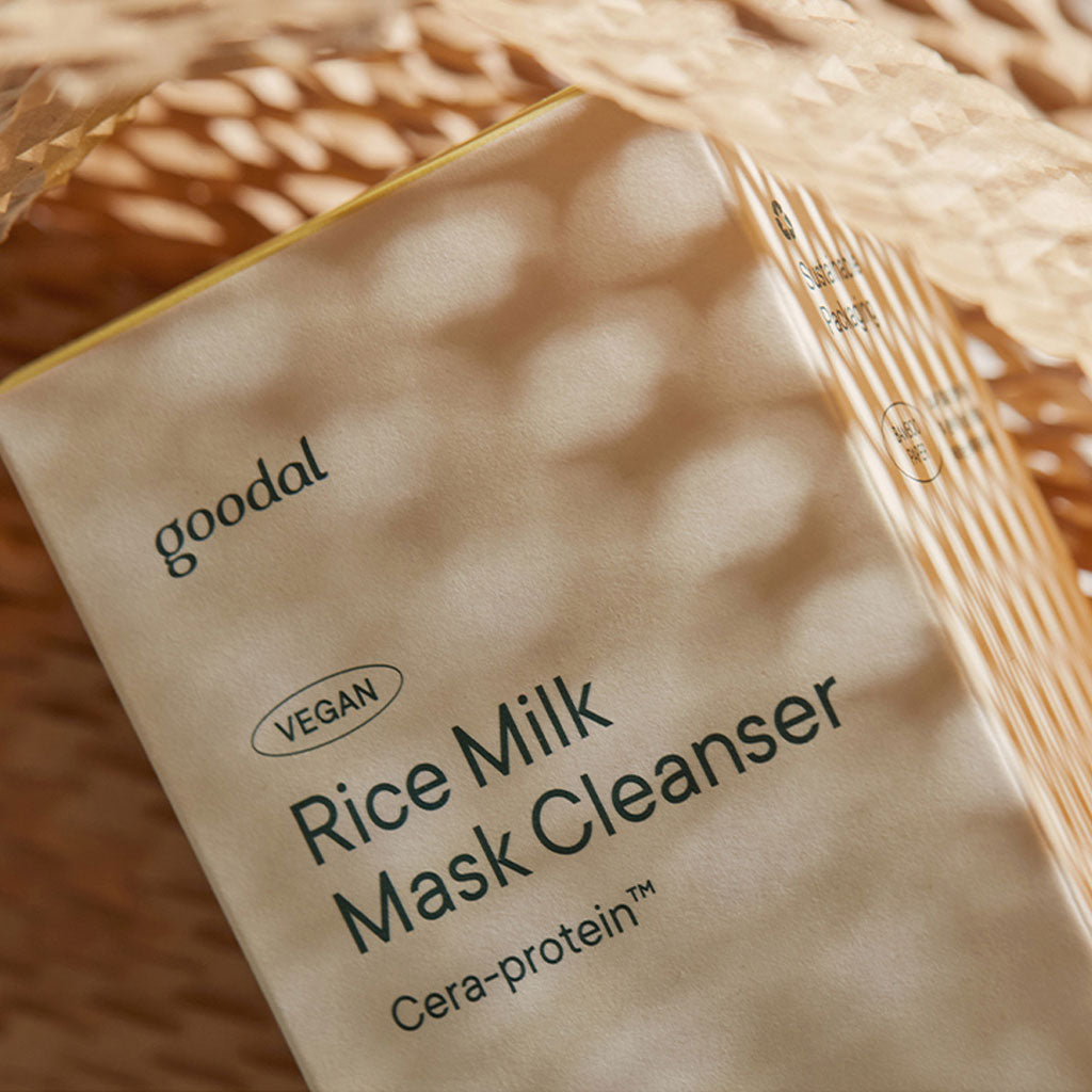 goodal Vegan Rice Milk Pack Cleanser 150ml