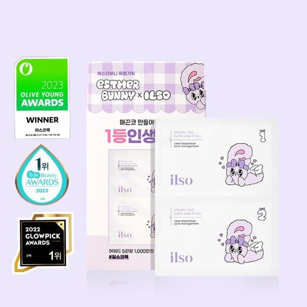 ilso Natural Mild Clear Nose Pack Esther Bunny Edition 5 pcs