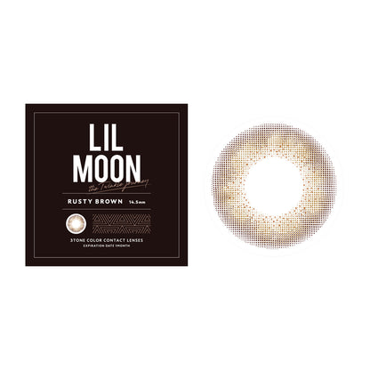 LIL MOON 月抛美瞳 Rusty Brown 1片