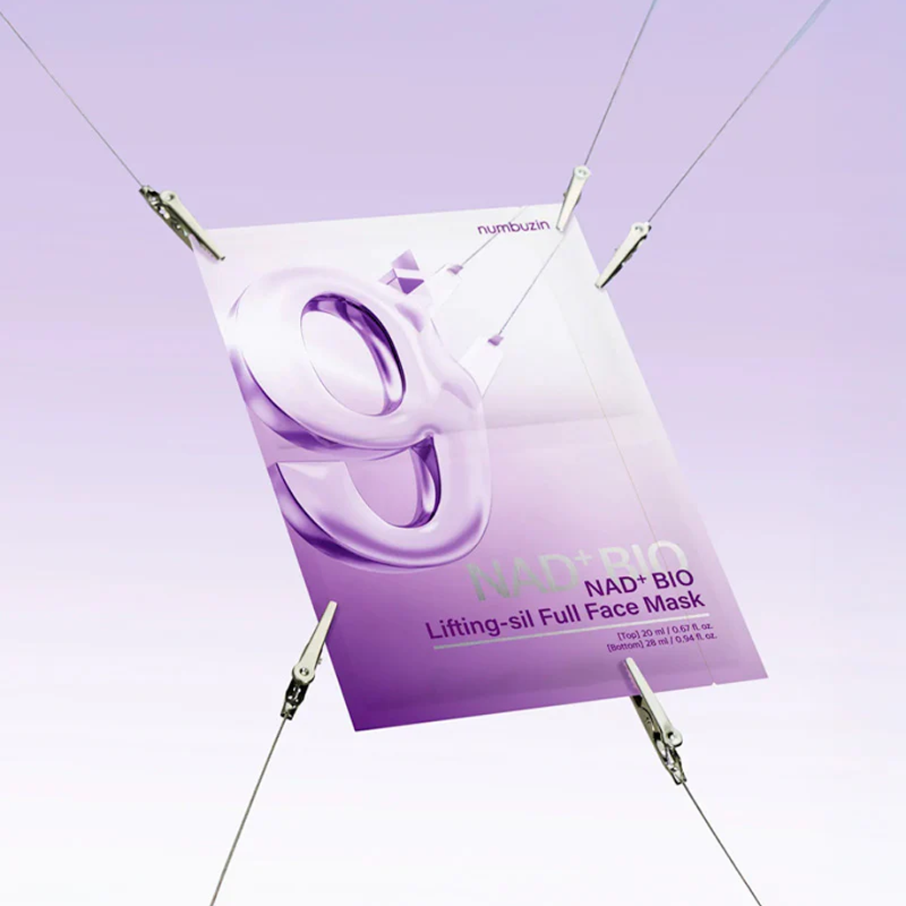 Experience full-face sculpting with this innovative lifting sheet mask powered by NAD+, collagen, and peptides.