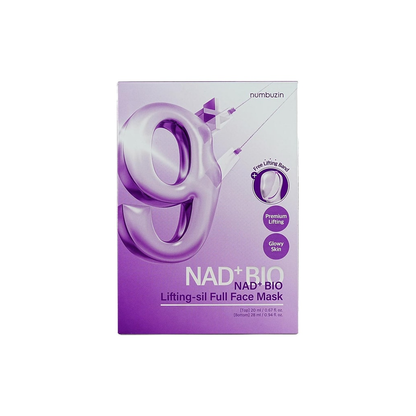numbuzin No.9+ NAD Bio Lifting Full Cover Facial Mask 4 pcs