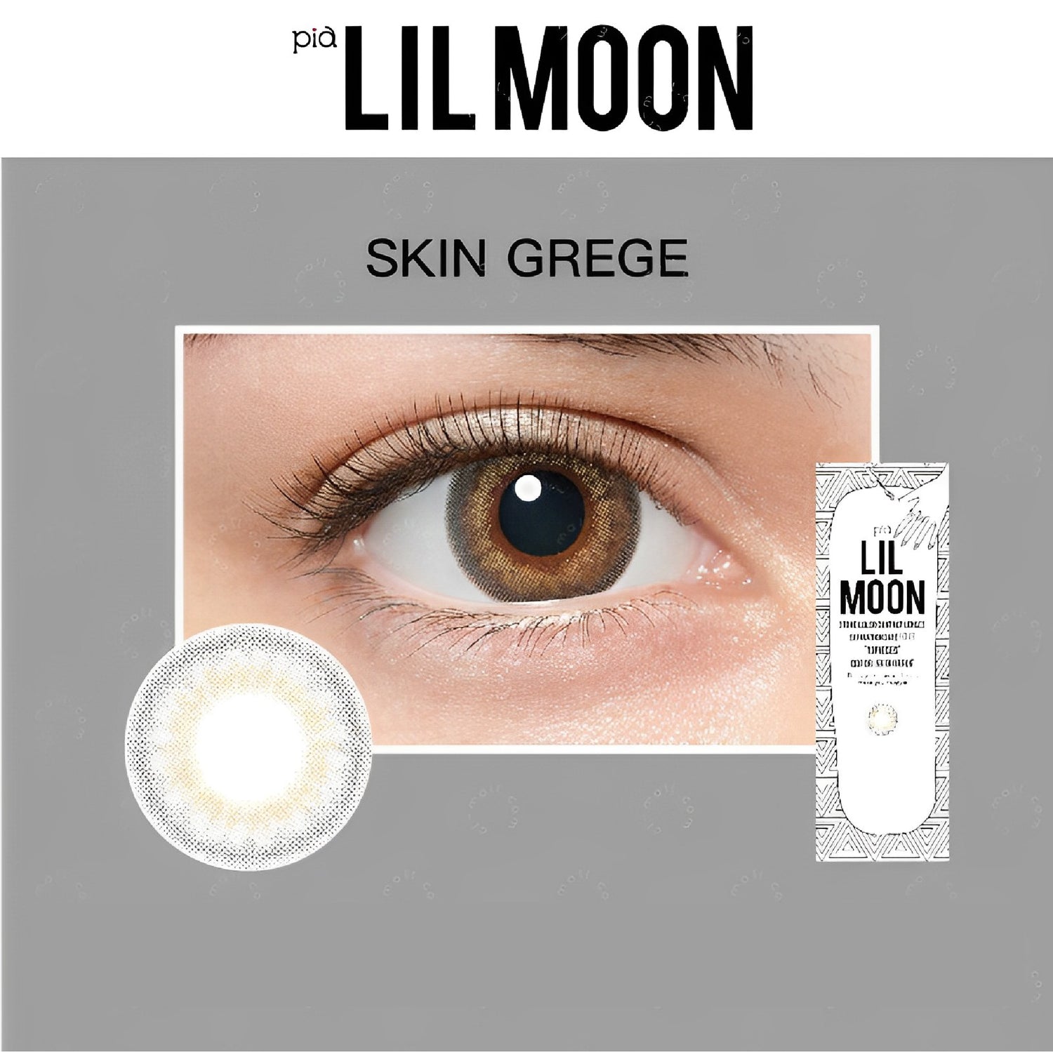 LIL MOON Monthy Contact Lenses-Skin Grege 1lens